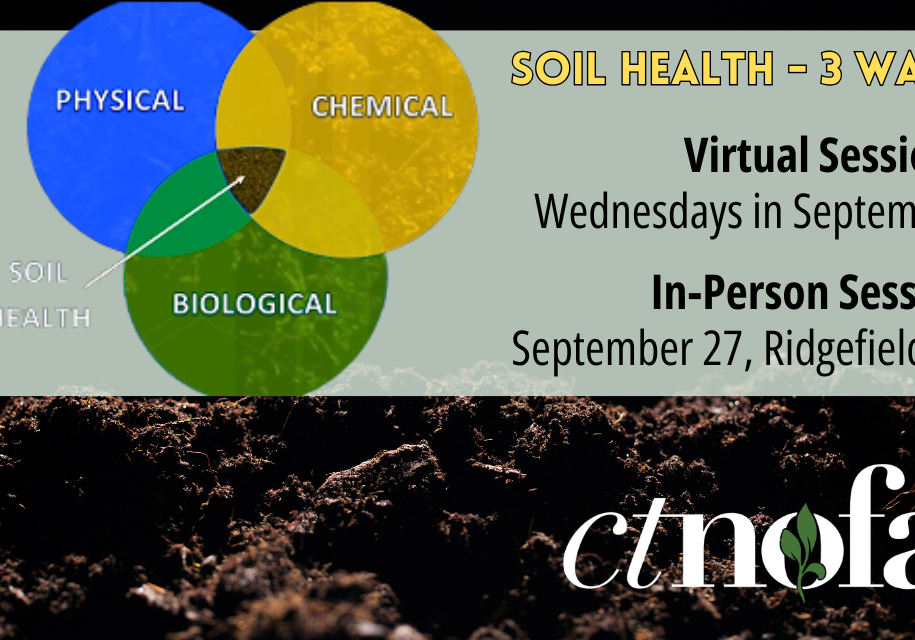 Soil Health 3 Ways September 2025 course
