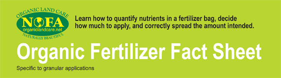 organic fertilizer fact sheet